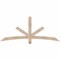 Ekena Millwork Alberta Smooth Timber Gable Bracket, Douglas Fir, 72"W x 30"H x 3 1/2"D x 3 1/2"F, 10/12 Pitch GBW072X30X0404ALB00SDF - alternate 1